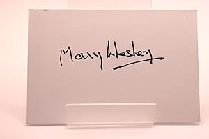 Signed autograph card