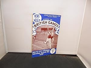 Programme for the British Games, White City Stadium, Saturday, August 8th, 1953
