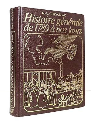 Histoire générale de 1789 à nos jours.