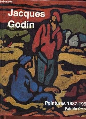 Jacques Godin - Peintures 1987-1997 Château de Pont-l'Abbé août 1998 - Dédicace avec un dessin de...