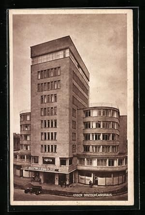 Ansichtskarte Essen, Deutschlandhaus, Bauhaus