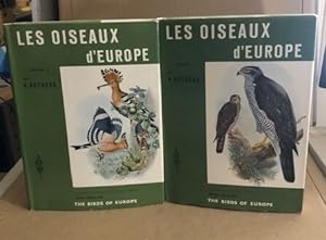 Les oiseaux d'europe / 2 tomes / reproductions en couleurs de John Gould's