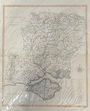 Cary's New English Atlas - Of Map Hampshire