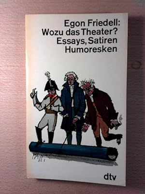 Wozu das Theater? Essays, Satiren, Humoresken