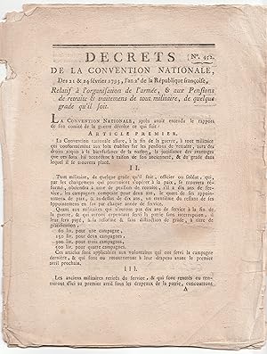 Décrets de la Convention nationale des 21 et 24 février 1793, l'an 2e de la République française,...