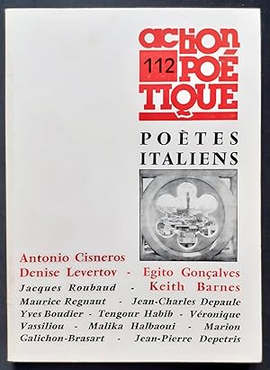 Action poétique n°112, troisième trimestre 1988 -