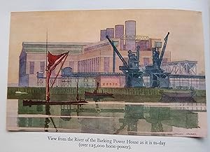 Opening of the Company's New Power House at Creekmouth, Barking, by His Majesty King George V on ...