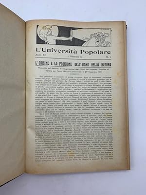 L'Universita' popolare, anno XI, 1911 (Annata completa)