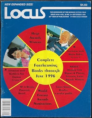 LOCUS the Newspaper of the Science Fiction Field: #416, September, Sept. 1995