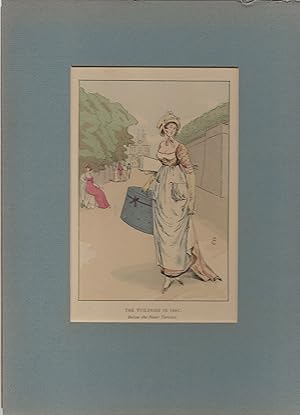 1898 Women's History of French Fashion Watercolor Print #18