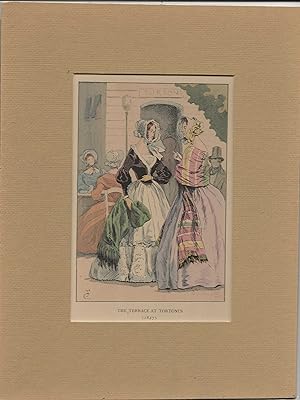 1898 Women's History of French Fashion Watercolor Print #56