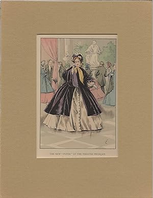 1898 Women's History of French Fashion Watercolor Print #72