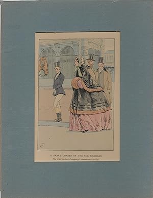 1898 Women's History of French Fashion Watercolor Print #63