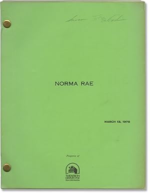 Norma Rae (Original screenplay for the 1979 film)