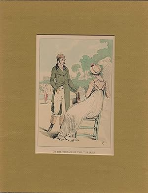 1898 Women's History of French Fashion Watercolor Print #3