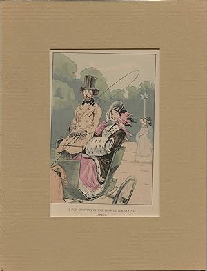 1898 Women's History of French Fashion Watercolor Print #51