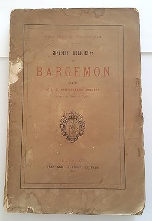 Histoire religieuse et civile de Bargemon.