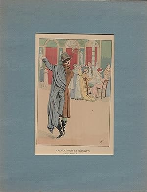 1898 Women's History of French Fashion Watercolor Print #17