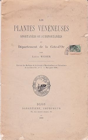 Les plantes vénéneuses spontanées ou subspontanées du Département de la Côte-d'Or
