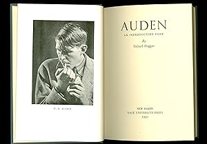 Auden : an Introductory Essay by Richard Hoggart, 1951 First American Edition Issued by Yale Univ...