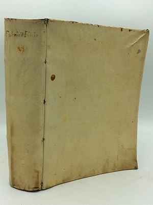 BIBLIOTHECA GRAECA SIVE NOTITIA SCRIPTORUM VETERUM GRAECORUM, VOL. ONE