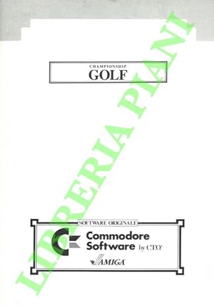 Championship Golf. Software originale Commodore.