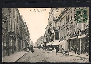 Carte postale Laval, La Rue Joinville