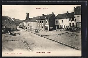 Carte postale Moussey, Le Centre du Village