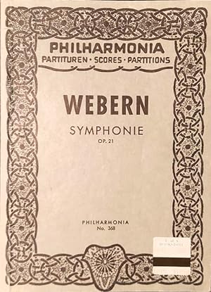 Anton Webern Symphonie Opus. 21 - Philharmonia No.368
