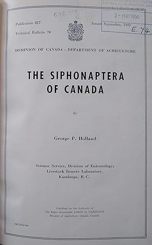 The Siphonaptera of Canada