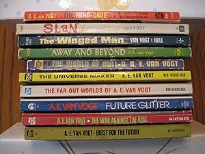 A. E. Van Vogt Economical Reading Lot - 10 Paperback Book Lot (See Picture for Titles)