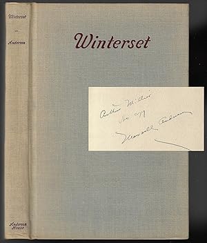 Winterset, A Play in Three Acts [SIGNED]
