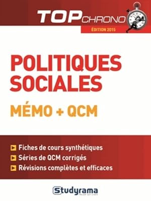 Politiques sociales m?mo + QCM - Michelle Gagnadoux
