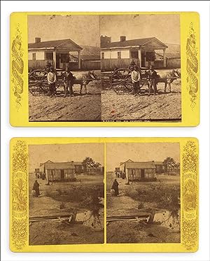 Two ca. 1870s-1880s Jacksonville, Florida stereoviews of Black Americans