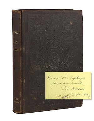 Glimpses of Spain; or, Notes of an Unfinished Tour in 1847 [Inscribed and Signed]