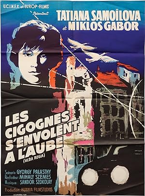 Alba Regia [Les cigognes s'envolent a l'aube] (Original French poster for the 1961 film)