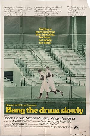 Bang the Drum Slowly (Original poster for the 1973 film)