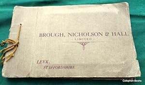 Leek Silk Mills: Brough, Nicholson & Hall Ltd. 24 original photographs of workers and departments...