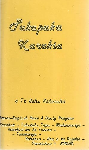Pukapuka Karakia o the Hahi Katorika. Maori - English mass & daily prayers - karakia - tuhituhi t...