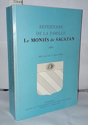 Répertoire de la famille Le Moniès de Sagazan. Mis à jour au 1er Avril 1999