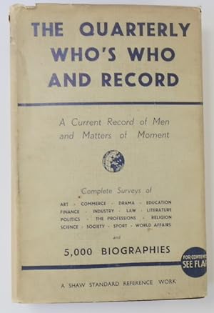 The Quarterly Who's Who and Record