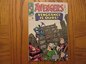 Marvel Comic The Avengers #20 1965 5.0 Stan Lee; Great Jack Kirby Cover!