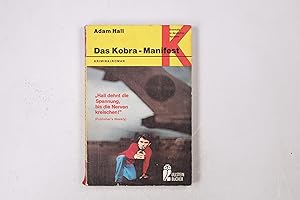 DAS KOBRA-MANIFEST. Kriminalroman