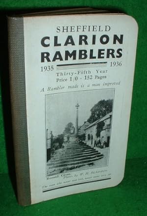 SHEFFIELD CLARION RAMBLERS 1935-1936 with Map [Founded1900 by G.H.B.W.]