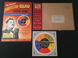 The Original Professor Quiz Radio Game (Game booklet with original spinner and mailing envelope)