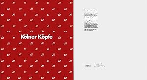 Kölner Köpfe. Fünfzig Linolschnitte. Texte von Werner Schäfke und Günter Henne. [Signiertes Exemp...