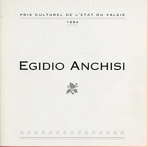 Prix culturel de l'état du Valais 1994 Egidio Anchisi botaniste