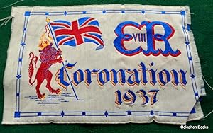 Edward VIIIth 1937 Coronation Silk woven commemorative label