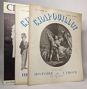 Lot de 3 "Crapouillot": n°46 histoire de l'amour en France I -47 histoire de l'amour en France II...