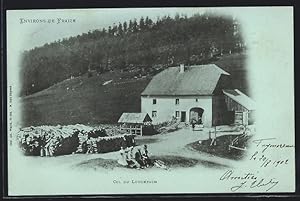 Carte postale Fraize, Col du Louchpach